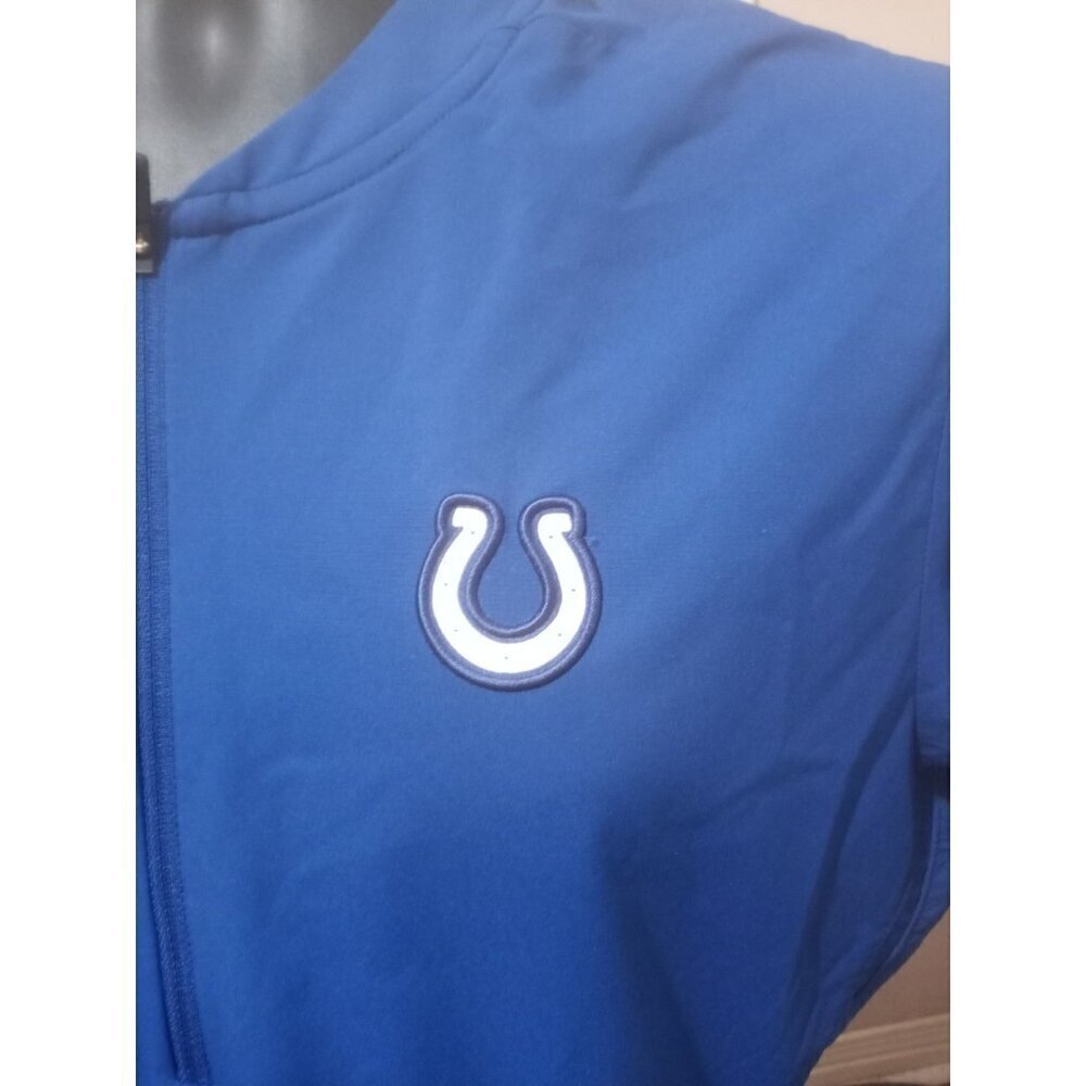 Nike NFL On Field Apparel Men's 1/4 Zip Indianapolis Colts Blue Shirt Small S - Picture 2 of 15
